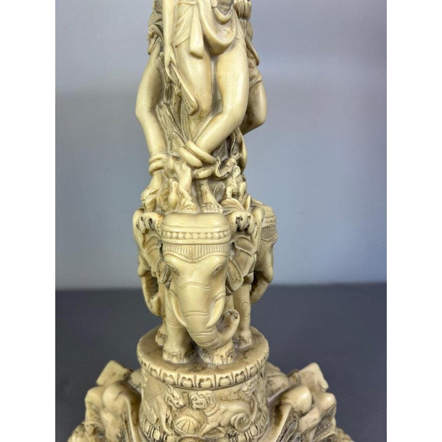 Small Carved Pedestal Table For Sale - Image 4 of 10