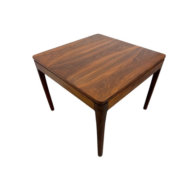 Mid-Century Modern Mid-Century Modern Drexel Declaration Walnut Side Table For Sale - Image 3 of 5