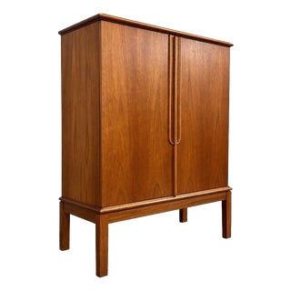 Mid-Century Modern Danish Teak Drinks Cabinet, 1960s For Sale