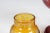 Bohemian Crystal Glass Set in Ruby Red and Yellow, 1880s, Set of 3 For Sale - Image 3 of 12