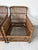 Vintage Palecek President’s State Stick Rattan Lounge Chairs – Pair For Sale - Image 17 of 18