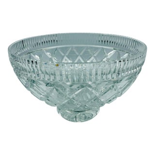 Late 20th Century Waterford Crystal Killeen Centerpiece Bowl For Sale