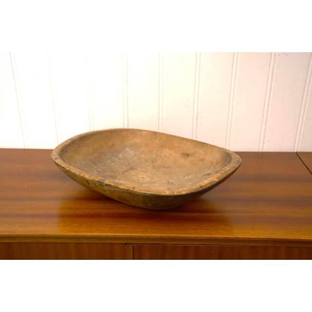 Early 19th Century Swedish Folklore Carved Wooden Bowl, 1812 For Sale - Image 5 of 10
