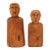 American Folk Art Set of Two Wooden Male Torsos, Early 20th Century For Sale