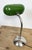Green Vintage Green Enamel Banker's Table Lamp, 1950s For Sale - Image 8 of 18
