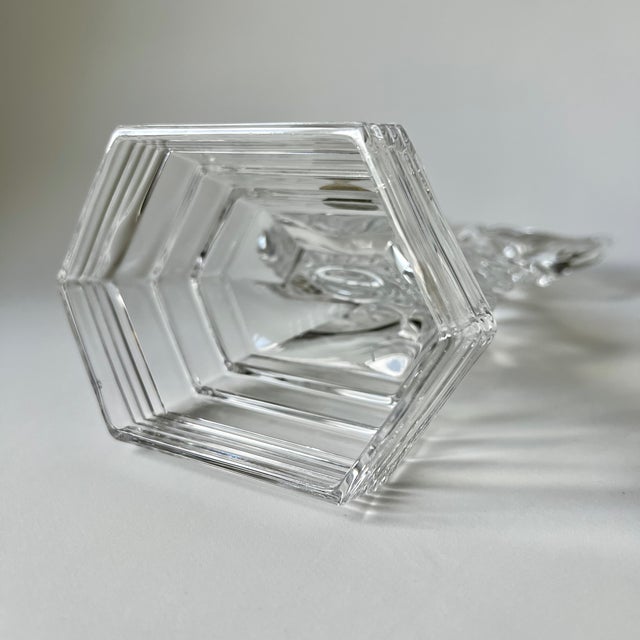 Vintage Italian Lead Crystal Tango Dancers Sculpture by RCR, 1980s For Sale - Image 7 of 18