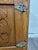 Antique Large Size American Oak and Metal Ice Box Chest Cabinet For Sale - Image 9 of 15