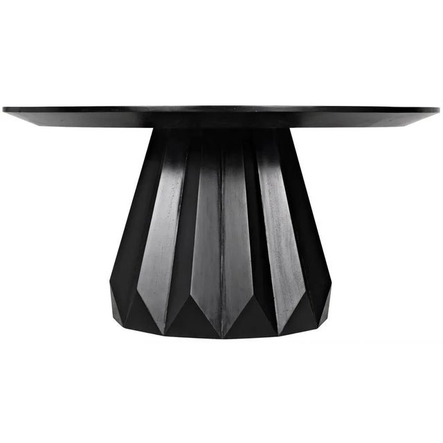 Not Yet Made - Made To Order NOIR Brosche Dining Table, Hand Rubbed Black For Sale - Image 5 of 8