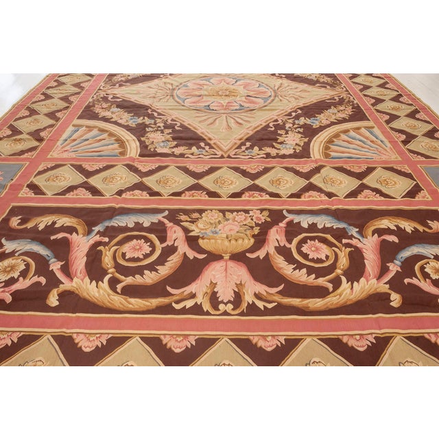 Early 21st Century Contemporary Aubusson Design Rug by Doris Leslie Blau For Sale - Image 5 of 6