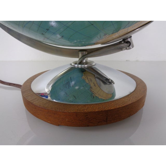 Vintage Illuminated Duo Glass Globe by Paul Oestergaard for Columbus, Germany, 1950s For Sale - Image 16 of 18