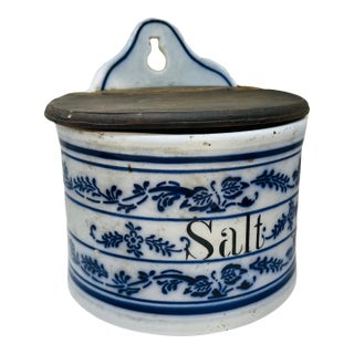 Antique German Salt Cellar Box For Sale