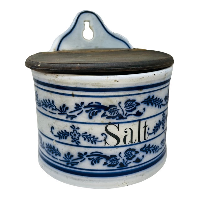 Antique German Salt Cellar Box For Sale