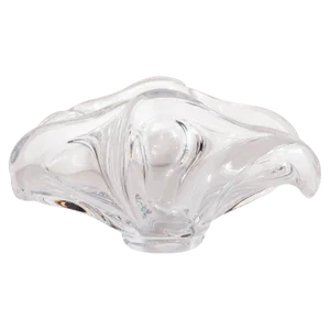 Mid-Century Modern Handblown Sculptural Translucent Bowl by Art Vannes