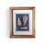 Classic Pair of vintage sea shell prints framed in Traditional carved wooden frames with textured cream colored bordered...