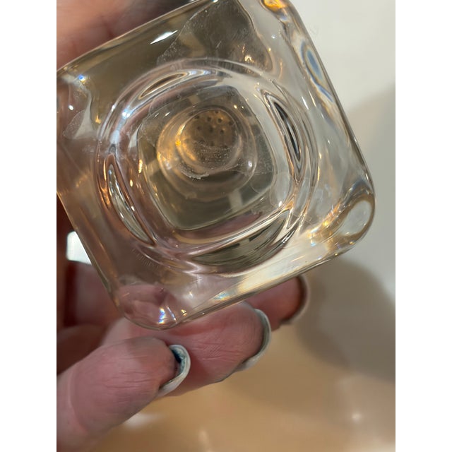 1970s Mid Century Modern Italian Musi Stainless Steel & Glass 4-Piece Condiment Set - 5ps For Sale - Image 10 of 11