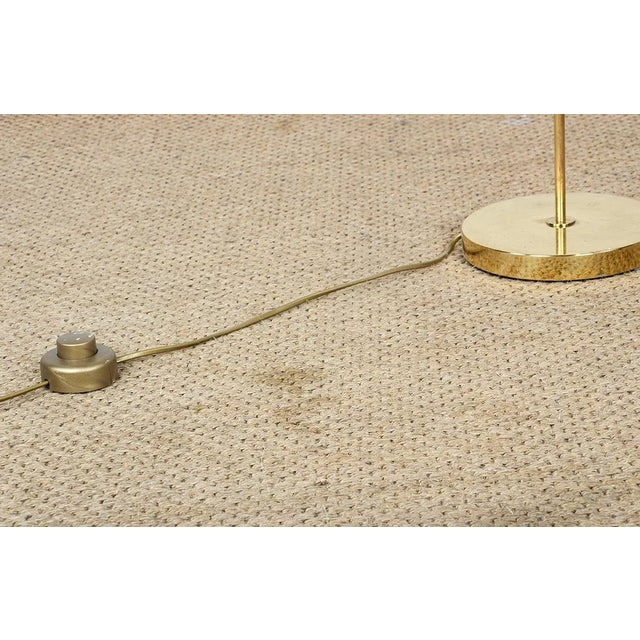 Swedish Brass Floor Lamp from Bergboms, 1960s For Sale - Image 12 of 13
