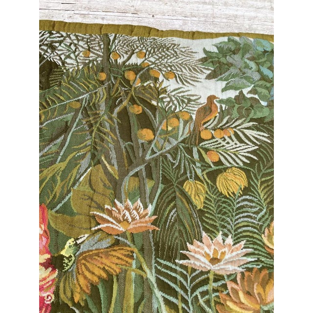 Tropical Forest Tapestry, 1960s For Sale - Image 17 of 18