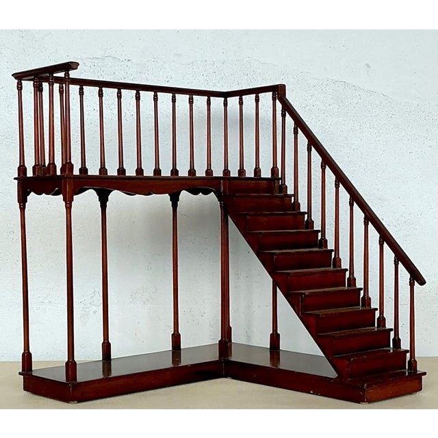 Mid 20th Century Vintage Wooden Staircase Architectural Model For Sale - Image 5 of 17