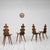 Brutalist Folk Art Chairs, 1950s, Set of 4 For Sale - Image 9 of 10