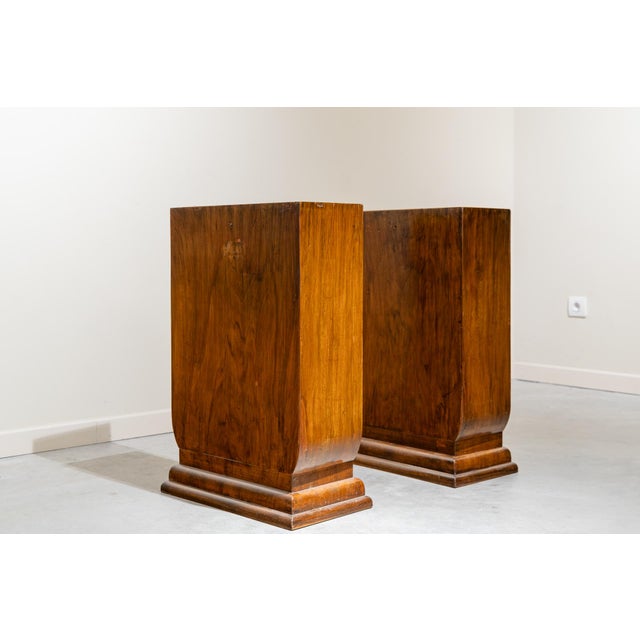 1920s Large Art Deco Dining Table in Honey-Colored Walnut and Burl Wood, England, 1920 For Sale - Image 5 of 12