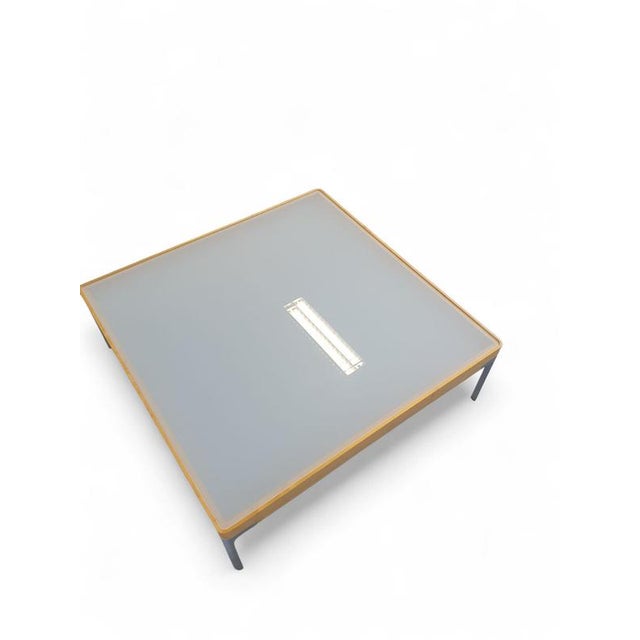 Rolf Benz Barolo coffee table.110 x 110 x 36 height cm. This piece has an attribution mark, I am sure that it is...