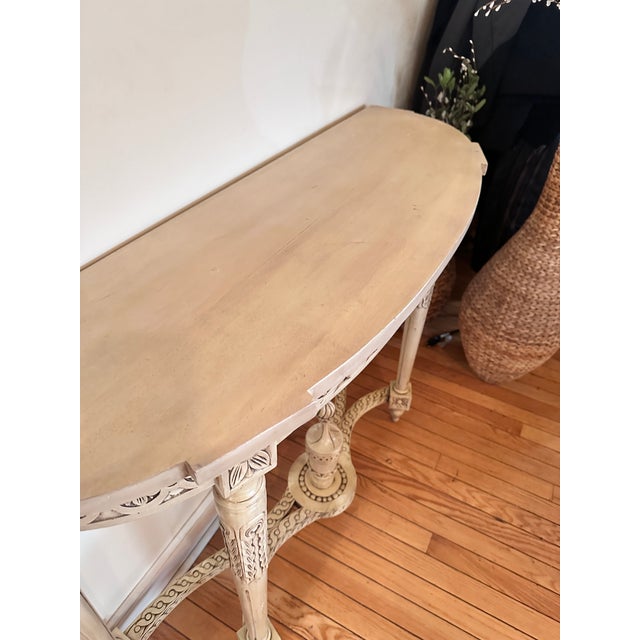 French Late 18th Century Console Entryway Table For Sale - Image 3 of 6