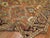 Rare square size Persian Heriz Karadja all-over design oriental rug. Orange ground color with predominant accents in light...