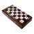 Vintage Chinese Black Lacquer & Mother-of-Pearl Inlaid Folding Chess Board For Sale