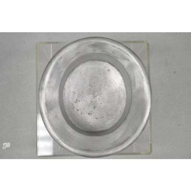 Vintage Boon & Lane Aluminum Hat Block Mold Form Millinery Luton Beds England A For Sale In Philadelphia - Image 6 of 12