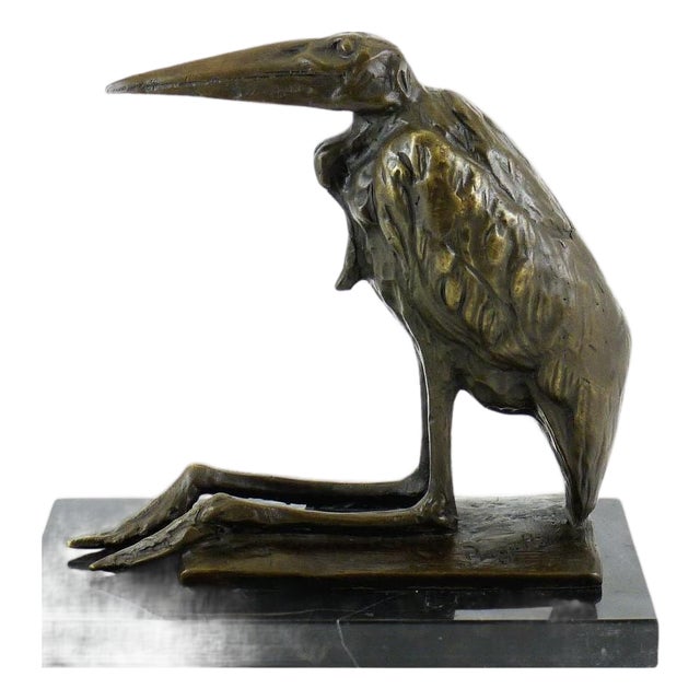 Bronze Bird Sculpture in the style of Rembrandt Bugatti For Sale