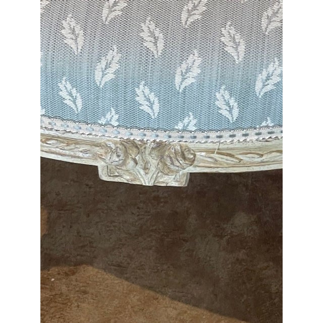 Wood Pair of 19th C. French Louis XVI Armchairs For Sale - Image 7 of 9