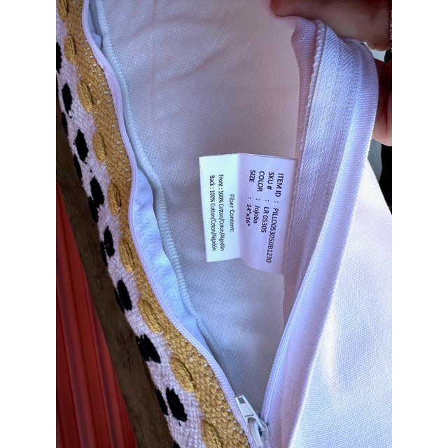 West Elm Style Rectangle Pillow For Sale In Palm Springs - Image 6 of 7