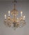 Mid 20th Century Mid 20th Century Georgian Style Cut Crystal Chandelier For Sale - Image 5 of 13