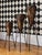 Floor Brutalist Primitive Totemic Tall Metal Vessels on Forged Stands For Sale In Boston - Image 6 of 6