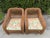 Vintage Palm Beach Style Rolled Arm Wicker Lounge Chairs – A Pair For Sale - Image 11 of 12