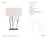 Ian K. Fowler by Visual Comfort Signature Aspen Console Lamp in Black Rust with Linen Shade Designer: Ian K. Fowler...