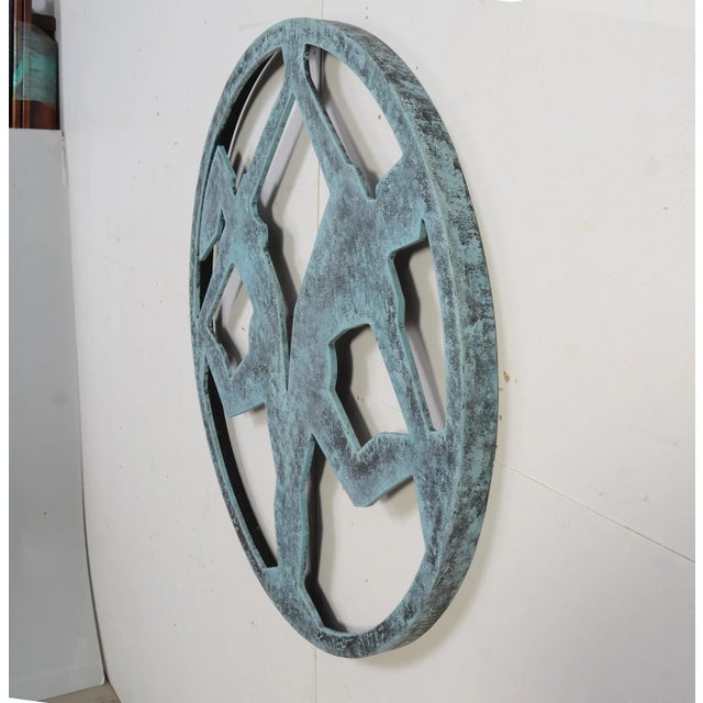 Mid-Century Modern Art Deco Mid-Century Modern "The Lovers" Wall Sculpture For Sale - Image 3 of 8