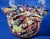 C 1890 Franz Welz Bohemian Art Glass Hand Blown Basket W/ Spun Thorn Handle For Sale In Minneapolis - Image 6 of 9