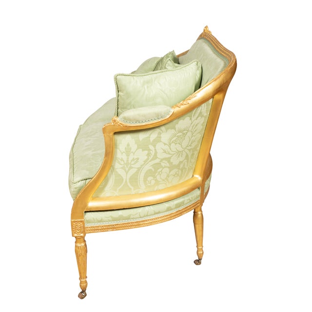 Late 18th Century George III Giltwood Sofa For Sale - Image 5 of 12
