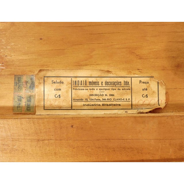 The decorative and practical side table comes from Brazil and became the company Moveis e Decoracoes Indaia Ltda in the...