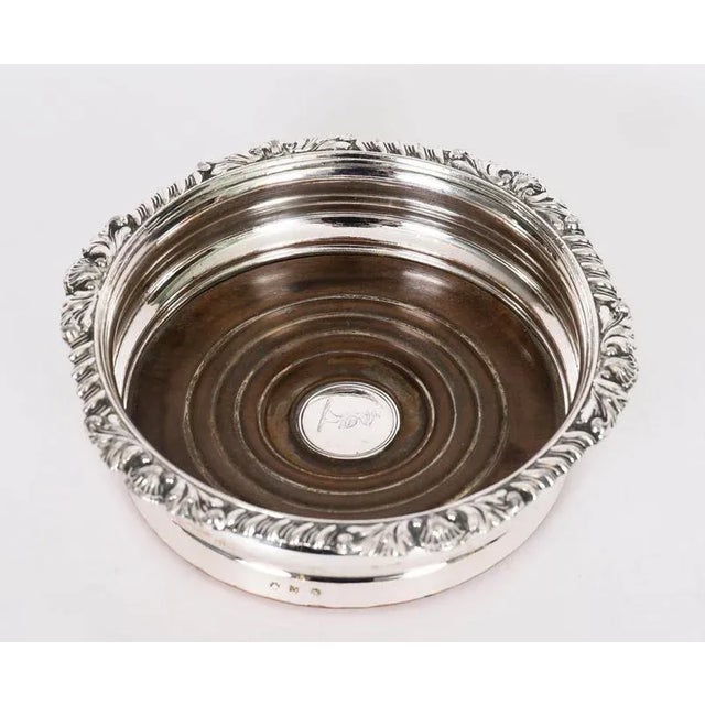 Antique George III Sheffield Wine Coasters from Matthew Boulton, 18th Century, Set of 2 For Sale - Image 13 of 17