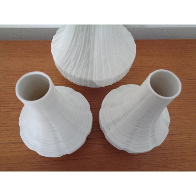 Mid-Century Op Art Vases from Heinrich, 1960s, Set of 3 For Sale - Image 16 of 18