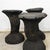 Sculptural Side Tables in Burnt Wood, 1980s, Set of 3 For Sale - Image 9 of 12