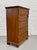 Victorian Antique Danish Pine Chest of Drawers | Carved Details + Brass Hardware, Late 19th Century For Sale - Image 3 of 15