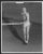 1939 black and white photograph of Hoyle "Chick" Eivins (1915-1981) a track athlete at Drake University in Iowa. He...