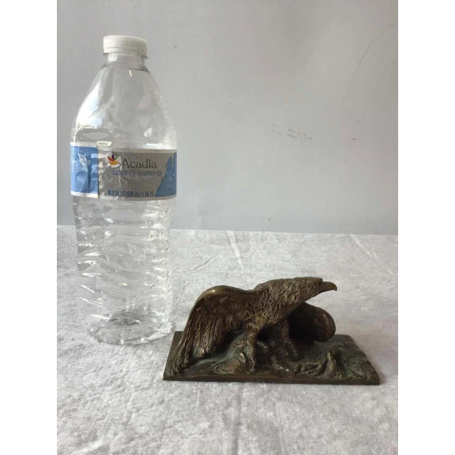 1880s Bronze Eagle by A. Marionnet For Sale - Image 4 of 12