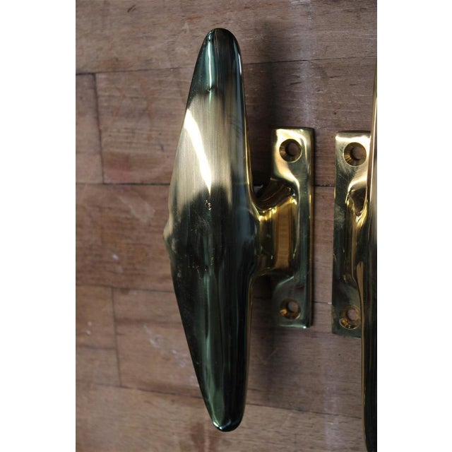 Mid-Century Italian Handles in Brass, 1950s, Set of 2 For Sale - Image 13 of 14