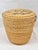 Vintage Hand-Woven Rattan & Wicker Travel Tea Basket / Storage Caddy For Sale In New Orleans - Image 6 of 10