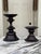 Vintage Pottery Barn Turned Wood Pillar Candle Holders - A Pair For Sale In Seattle - Image 6 of 11