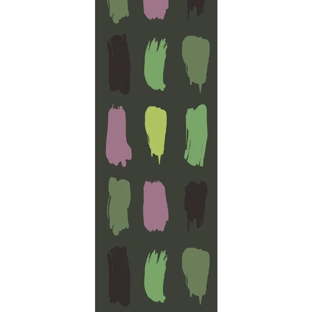 Contemporary Brush Colors 2 Panel by Daniela Puppa for Midsummer Milano For Sale - Image 3 of 3